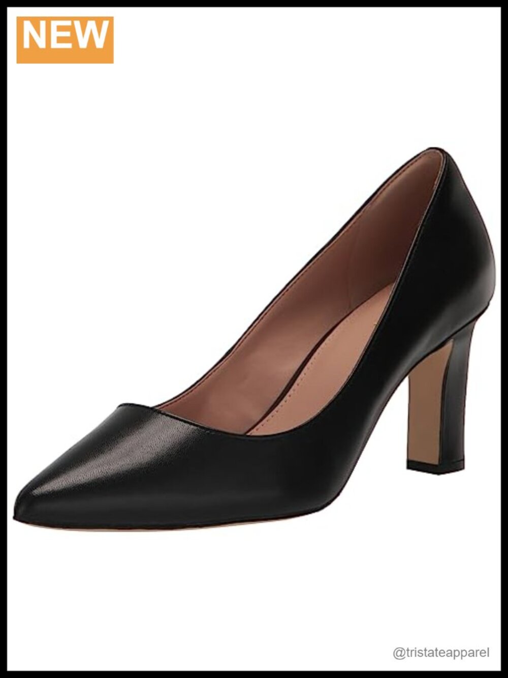 Cole Haan Mylah 75mm Leather Round Toe French Heel Pump Wedding Shoes